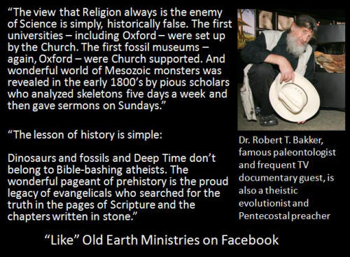 Old Earth Ministries Meme Robert Bakker