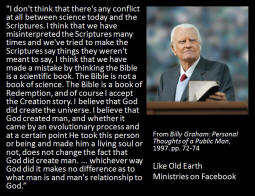 Billy Graham and Creation Science
